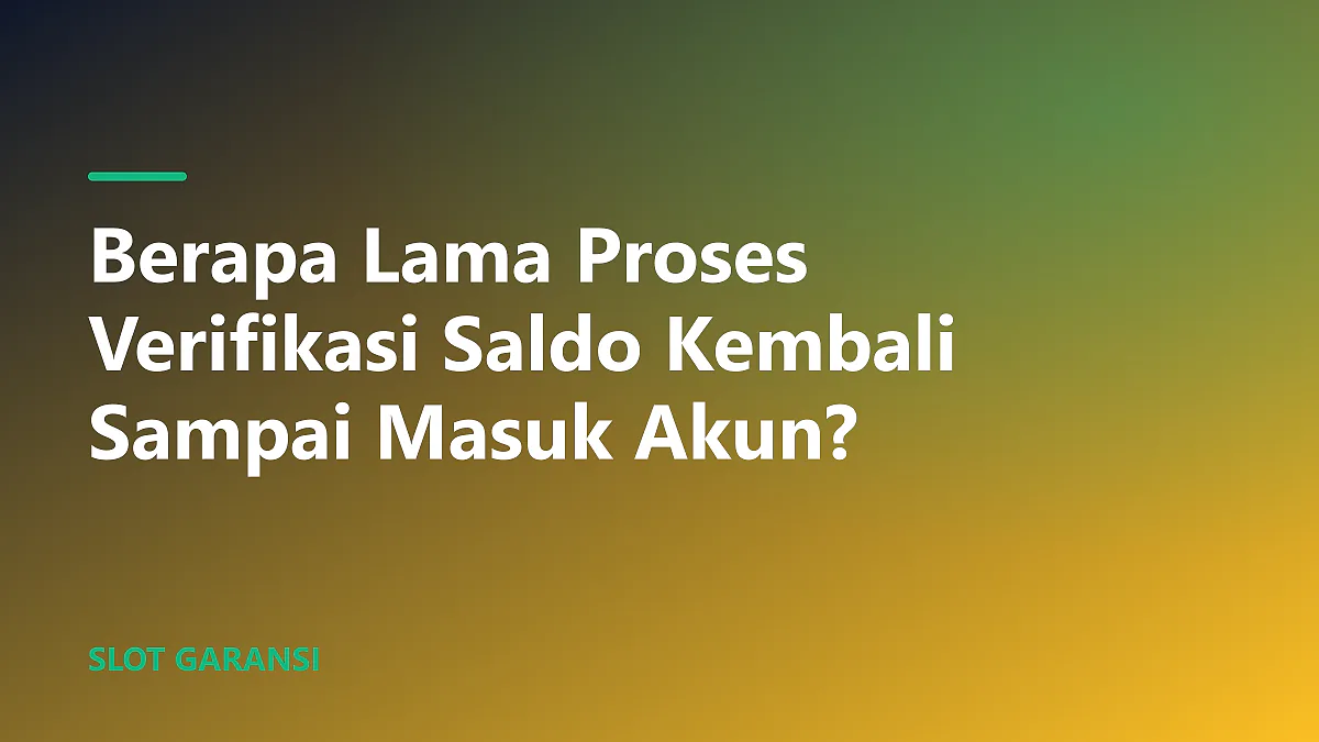 Ilustrasi penunjuk waktu dan proses verifikasi saldo kembali pada layar ponsel