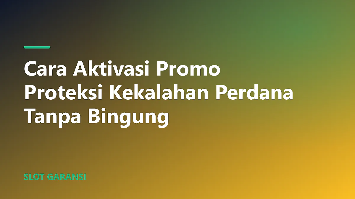 Ilustrasi cara aktivasi promo proteksi kekalahan perdana melalui ponsel dengan bantuan layanan pelanggan.