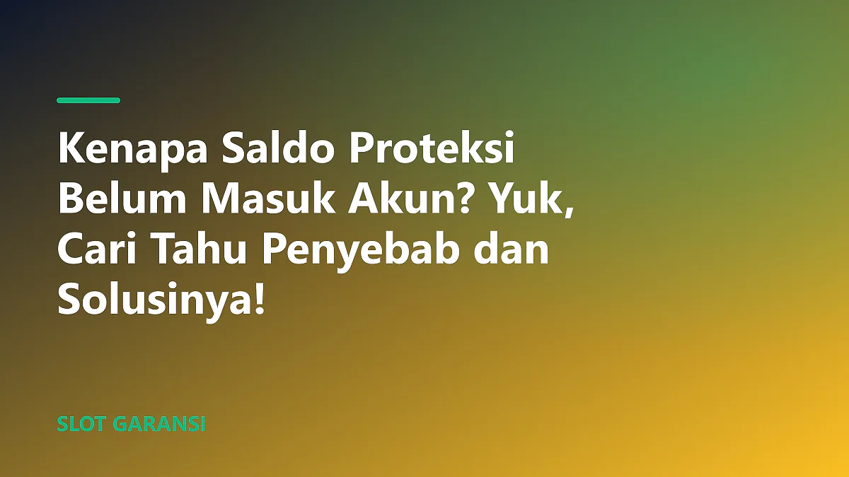Ilustrasi pemain mengecek kenapa saldo proteksi belum masuk akun lewat ponsel