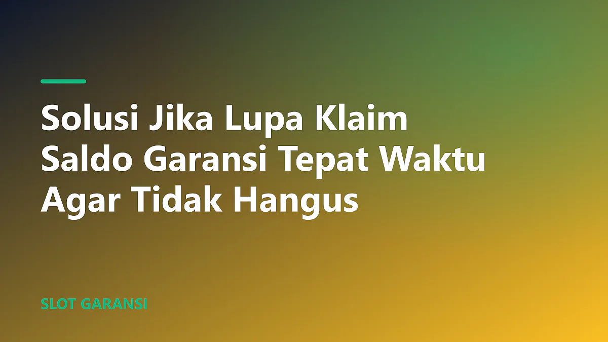ilustrasi orang bingung mencari solusi jika lupa klaim saldo garansi tepat waktu